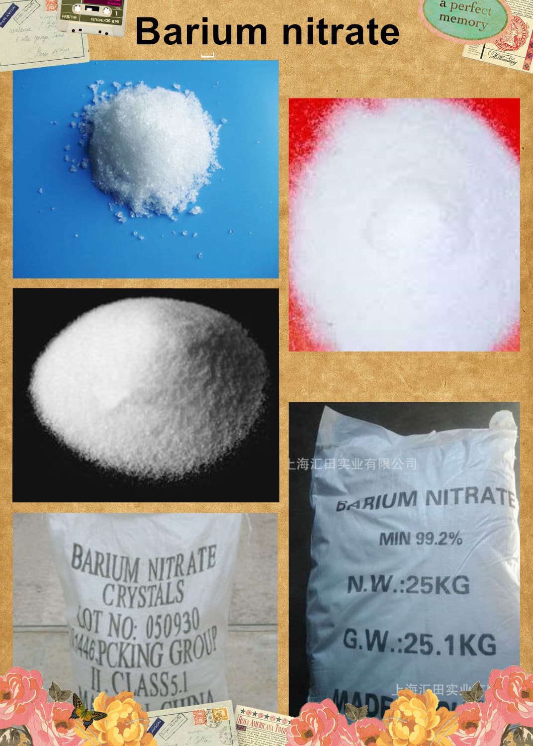 Barium nitrate powder